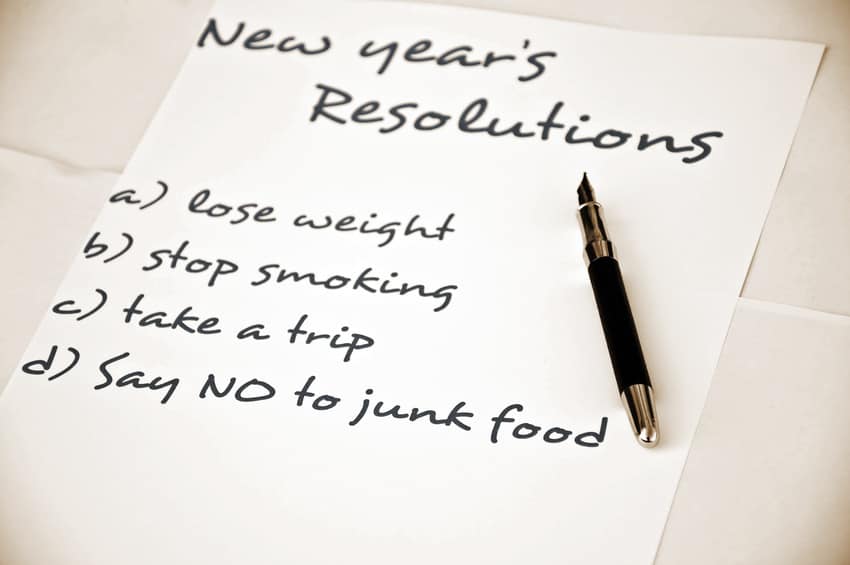 9 idées de bonnes résolutions à rajouter à votre cahier